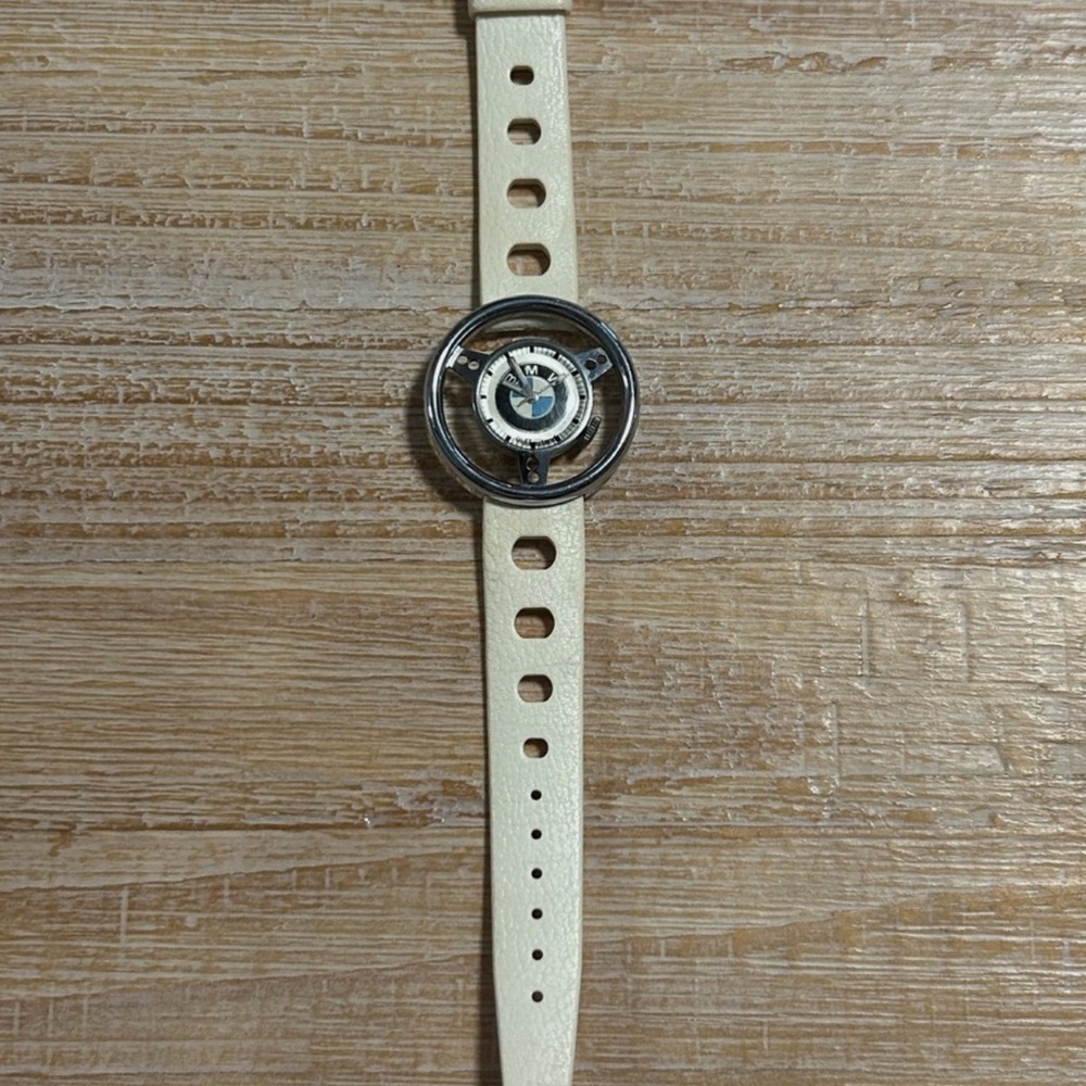Estate Sale Rare VTG SS Old England Swiss Made BMW Steering Wheel Watch
